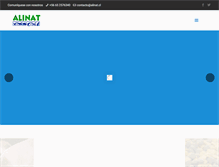 Tablet Screenshot of alinat.cl
